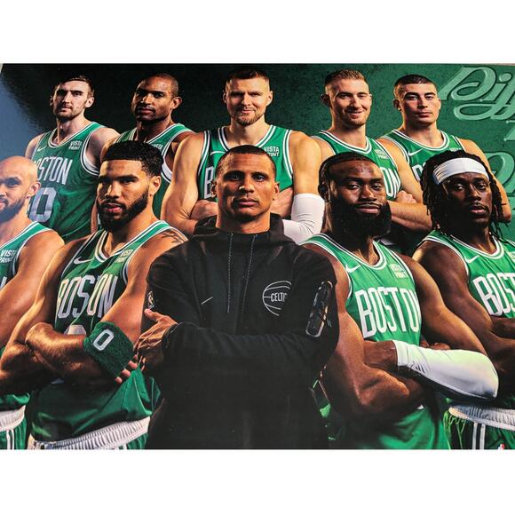 Boston Celtics 05/2025 Authentic Fan Poster Different Here Battle for Banner 18 - Picture 3 of 6